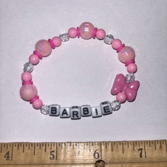 Multicolor “Barbie” Bracelet Adult Humor Beaded Handmade Naughty Accessories - Picture 2 of 3